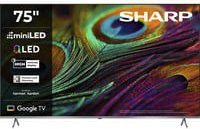 Sharp 75JP7765E QLED Fernseher 4K UHD in Schwarz und Silber - Bild 1