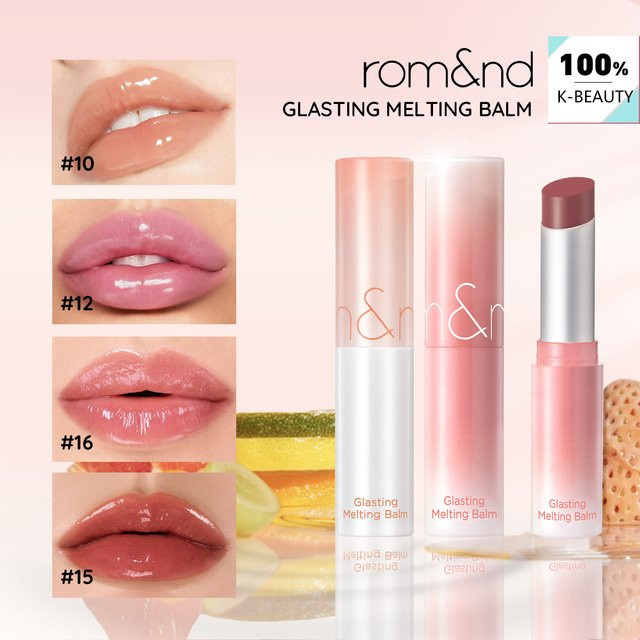 rom&nd Glasting Melting Balm Blackspectrum, glänzender Lippenbalsam - Bild 1