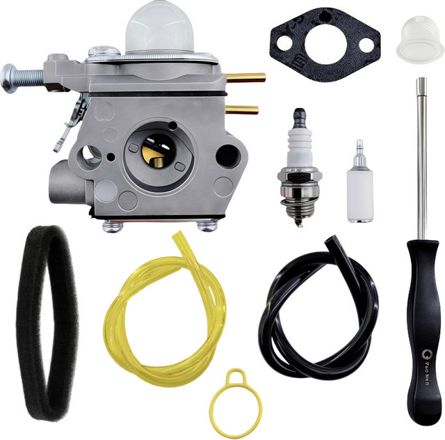 Troy Bilt Vergaser 753-06190 in Silber für Trimmer und Freischneider wie TB22, TB21EC, TB2040XP, TB42EC, TB80EC sowie Murray M2500 und M2510 - Bild 1