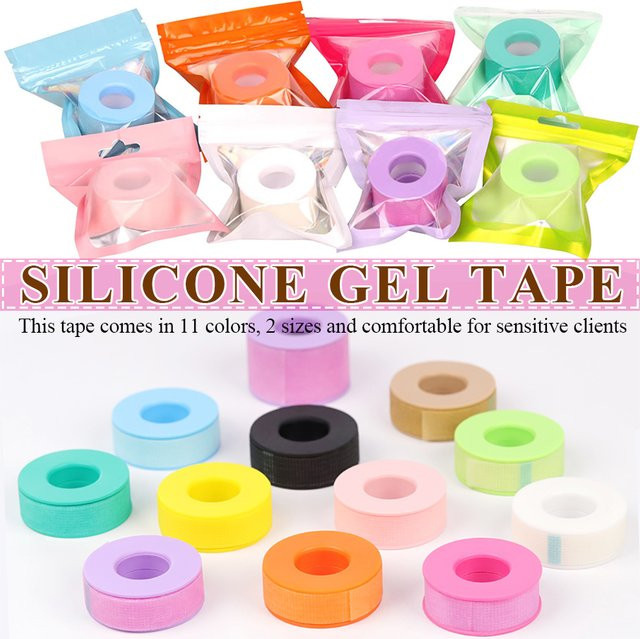 lashrujade Silikon-Gel-Klebeband für Wimpernverlängerungen, Green-A, Unisex - Bild 1