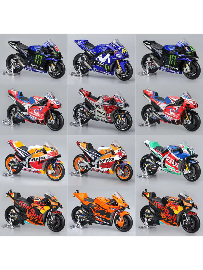 Maisto Moto GP Rennmotorräder, Modellautos, 1:18, Metall, ab 3 Jahre - Bild 3