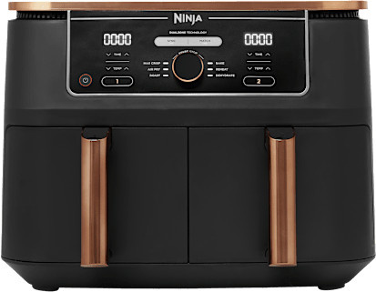 Ninja Foodi MAX Dual Zone Heißluftfritteuse AF400EUCP von SharkNinja in Schwarz, B/T/H: 41,5 x 40,6 x 29,99 cm - Bild 1