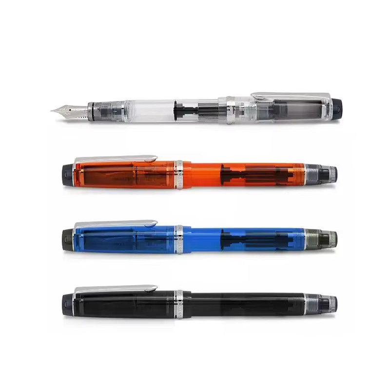 Pilot Custom Heritage 92 Kolbenfüllfederhalter Transparent Blau - Bild 3
