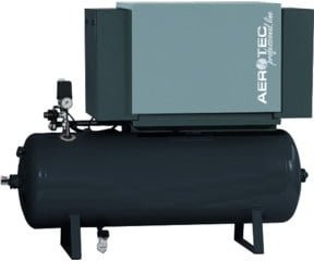 Aerotec Industrie Kompressor CK 20-10/270 SILENT liegend V 1-stufig in Grau - Bild 1