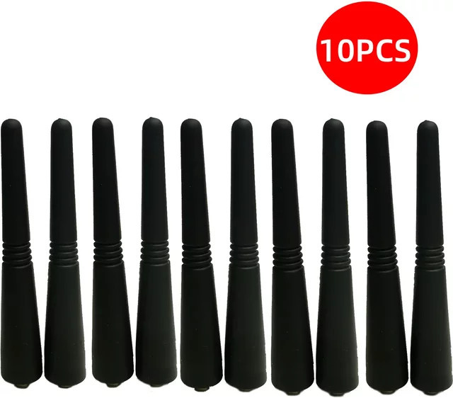 10er Set UHF 400-470 MHz Antennen in Schwarz für Motorola Funkgeräte GP88 GP88S GP328 GP338 GP140 HT750 CP200 HT1250 EP450 - Bild 1