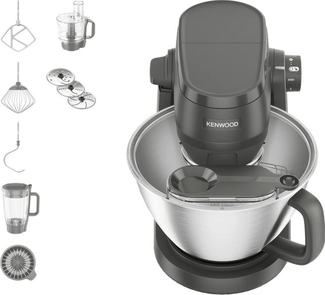 Kenwood Multitasker KHC30.050GY in Grau mit Edelstahlkomponenten und spülmaschinenfesten Teilen - Bild 1