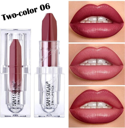 SAM SUGAR Lippenstift, Farbwechsel, Feuchtigkeitsspendend, 06