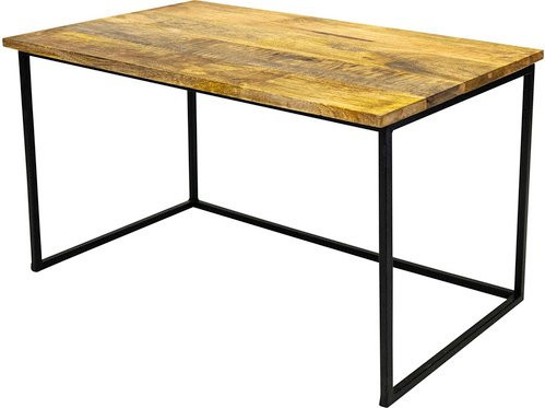 NOOR living Beistelltisch im Industrial Design, schwarz/natur - Bild 1