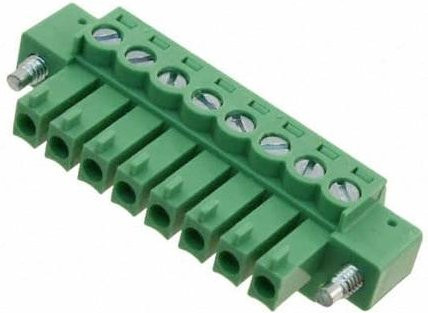 Amphenol Stecker 20020000-D081B01LF in Grün - Bild 1