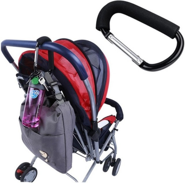 DAYLYRIC Magic Stick Kinderwagen Aufhänger aus Kunststoff in Schwarz oder Weiß - Bild 1