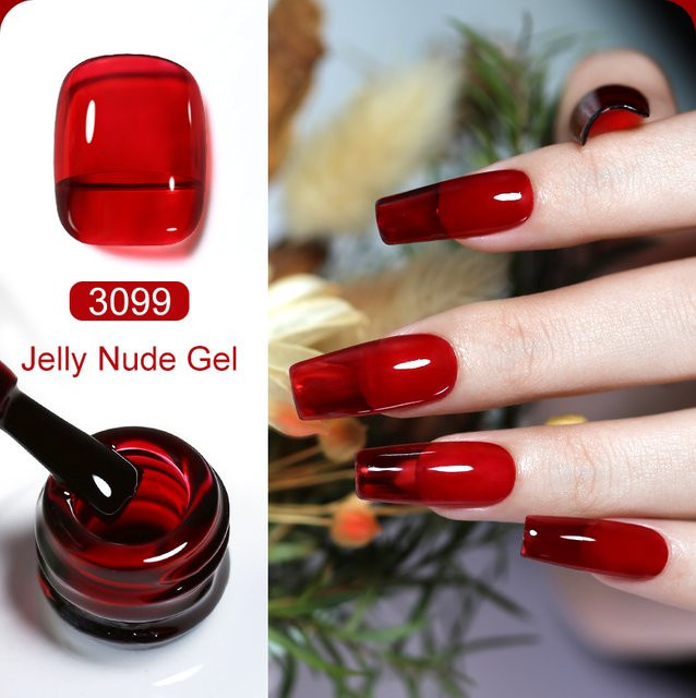 Clou Beaute Jelly Nude Gel Nagellack, glänzend, Unisex - Bild 1