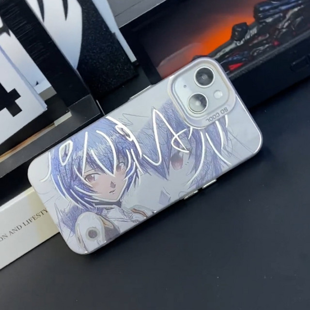 Anime Handyhülle Ayanamis Reis für iPhone 11 bis 17 Pro Max Plus Air Mini - Bild 1