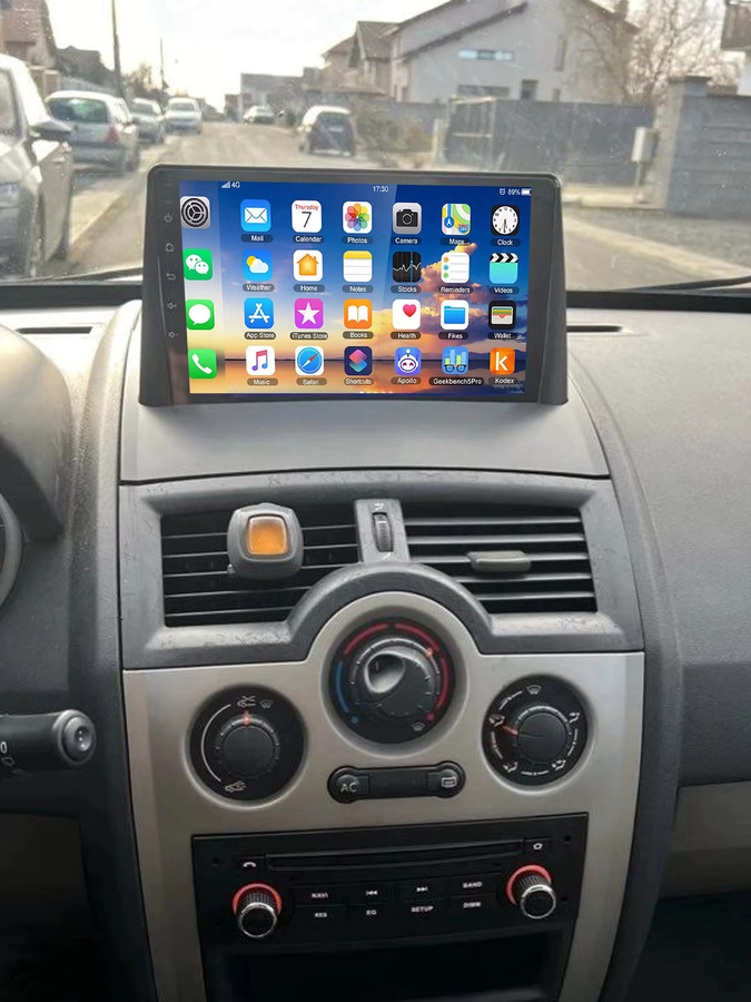 ESSGOO Android 15 Autoradio für Renault Megane 2 (2002-2009) mit Carplay, Android Auto, GPS und WIFI in Schwarz - Bild 5