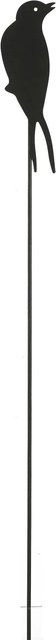 Mica Decorations Gartenstecker Schwalbe Schwarz aus Metall, H x B x T: 85 x 7,5 x 0,5 cm - Bild 1