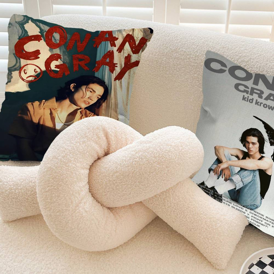 Personalisiertes Kissen mit Conan Gray Motiv von GUOYU HOMEDECOR, Breite: 45 cm, Breite: 45 cm - Bild 1