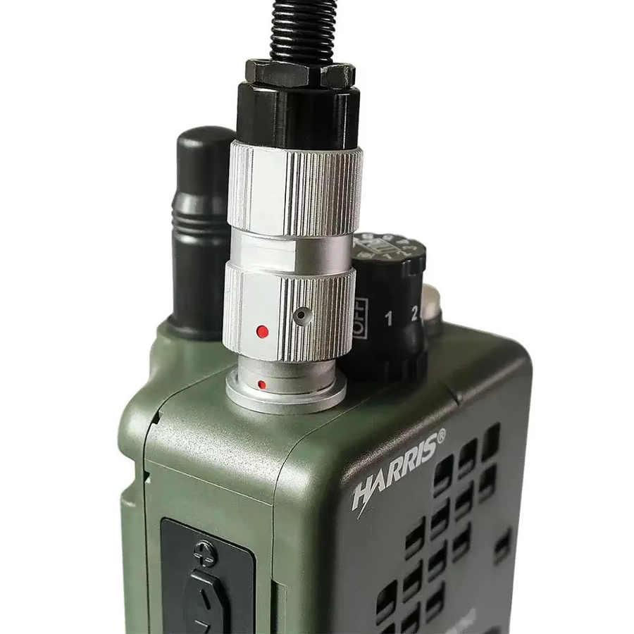 Hearing Tactical Kommunikationsgehäuse für AN/PRC 152 Harris Militärfunkgeräte, Modell Virtual PRC 152 für Tactical 6pin PTT, Farbe: Grün - Bild 4