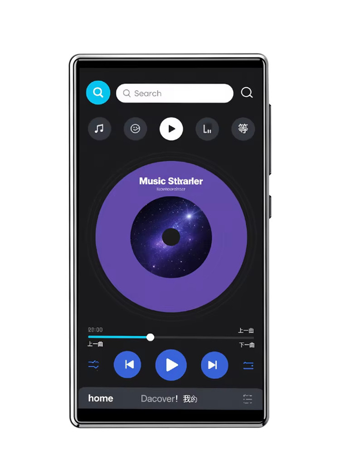 Famue BF66 MP4-Player mit Android 13, 64GB Speicher, 6GB RAM, Octa-Core, 1080P Video und Dual-Band WLAN in Schwarz - Bild 6