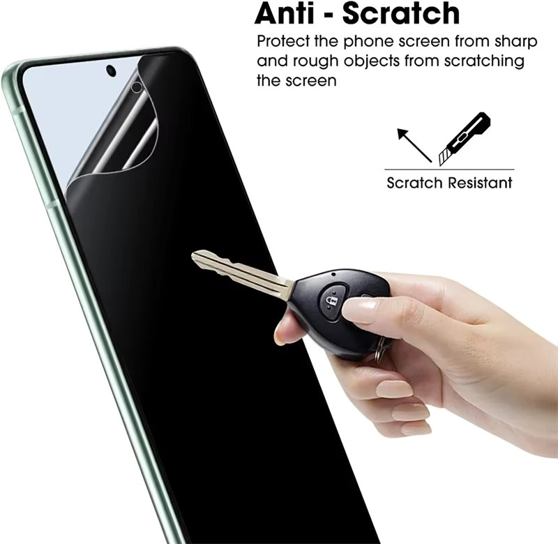 Samsung Galaxy Z Flip 5 4 3 Anti-Spy Privacy Displayschutzfolie aus Soft Hydrogel TPU - Bild 6