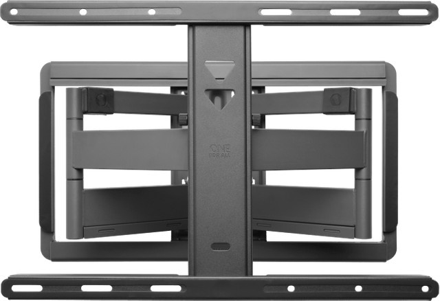 One For All WM5660 Dynamic Turn TV-Wandhalterung, schwarz, neigbar und schwenkbar, für Fernseher bis 100 Zoll, VESA 100 x 100 mm - Bild 1