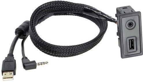 ACV USB-A auf 3,5 mm Klinke Adapter in Schwarz ACV 44-1324-002 - Bild 1