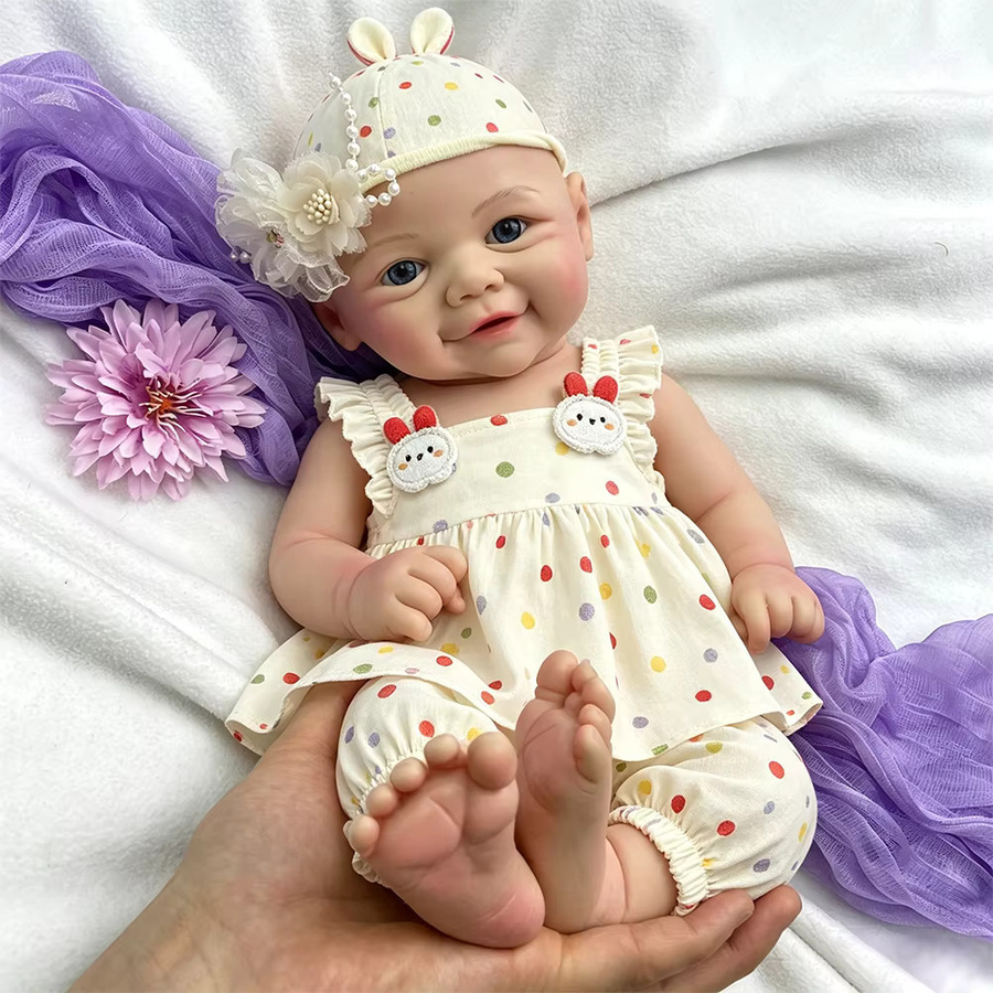 Vivienne Silikon-Reborn-Puppe, 17 Zoll, Silikon - Bild 2