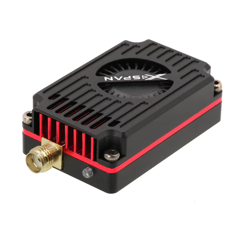 Rushfpv XSPAN Breitband-VTX-Videosender für Langstrecken-RC-FPV-Renndrohnen und Quadcopter, Schwarz - Bild 2