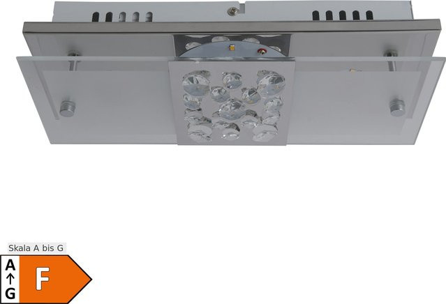Näve LED-Deckenleuchte Chur in Chrom und Silber, B/T/H: 12 x 4,7 x 30 cm - Bild 1