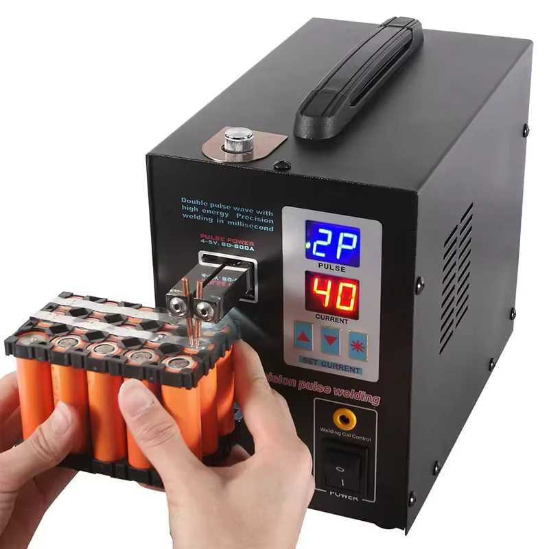 SUNKKO 737G Punktschweißgerät mit 1,5 kW, LED-Beleuchtung und Dual-Digitalanzeige, Doppelimpuls-Schweißgerät für 18650-Batterien - Bild 3