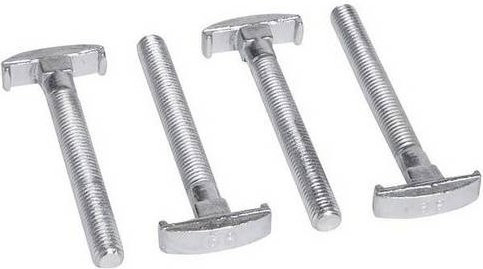 Hager HK7M12S Hakenkopfschraube aus Messing in Silber - Bild 1