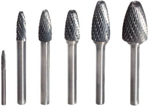 KS Tools Frässtift Hartmetall Silber, Durchmesser: 3 mm, Länge: 38,5 mm - Bild 1