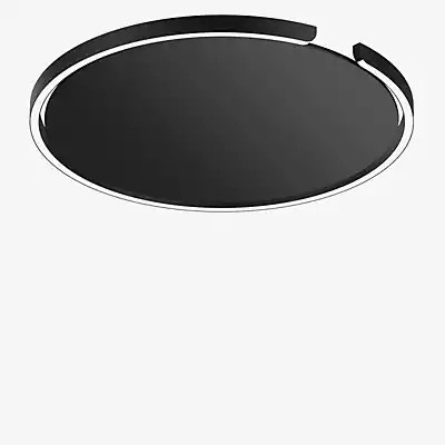 Occhio Mito Soffitto 60 Flat Wide LED Wand- und Deckeneinbauleuchte in Schwarz Matt mit einstellbarer Farbtemperatur (2.200-3.500 K) - Bild 1