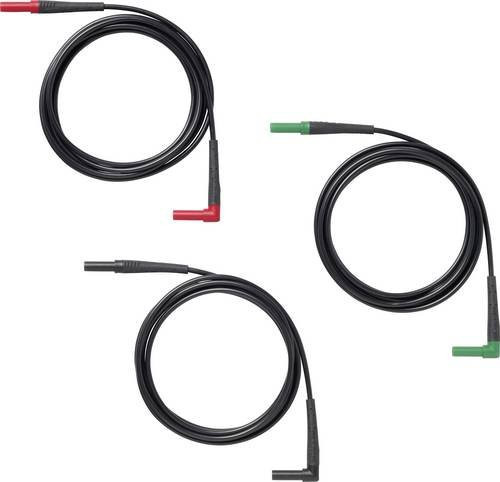 Fluke TL324-RGB Messleitungs-Set Stecker auf Stecker, 2m, Rot, Schwarz, Grün - Bild 1