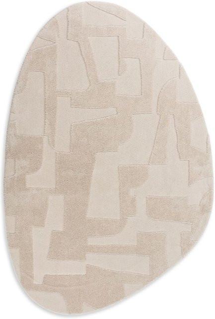 Teppich SCHÖNER WOHNEN BLAZE in Weiß und Beige, modern und abstrakt, B: 230 cm, T: 160 cm - Bild 1
