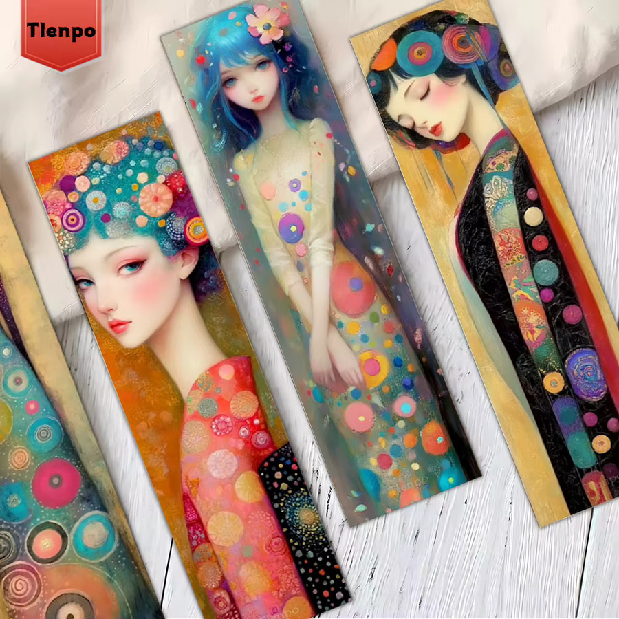 32 Stück Lesezeichen im Bohemian Fantasy Girl-Stil in Multicolour für kreative künstlerische Designs - Bild 4