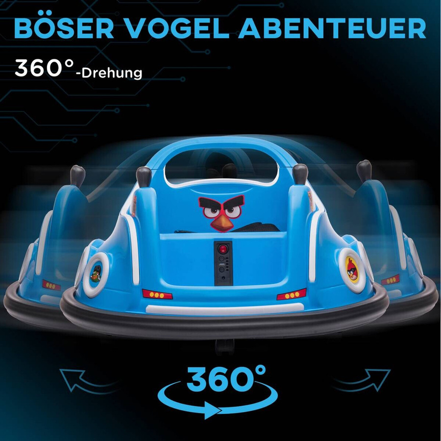 AIYAPLAY Kinder Autoscooter mit Fernbedienung Blau ab 3-5 Jahre - Bild 3