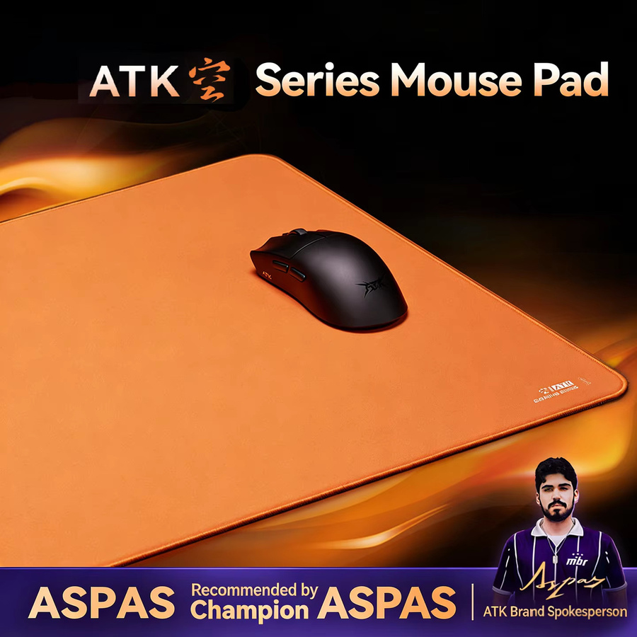 ATK Kong Series Gaming-Mauspad Extra Groß, XSOFT Esports Mausmatte für professionelle Gamer, Orange, Dicke: 0,4 cm - Bild 2