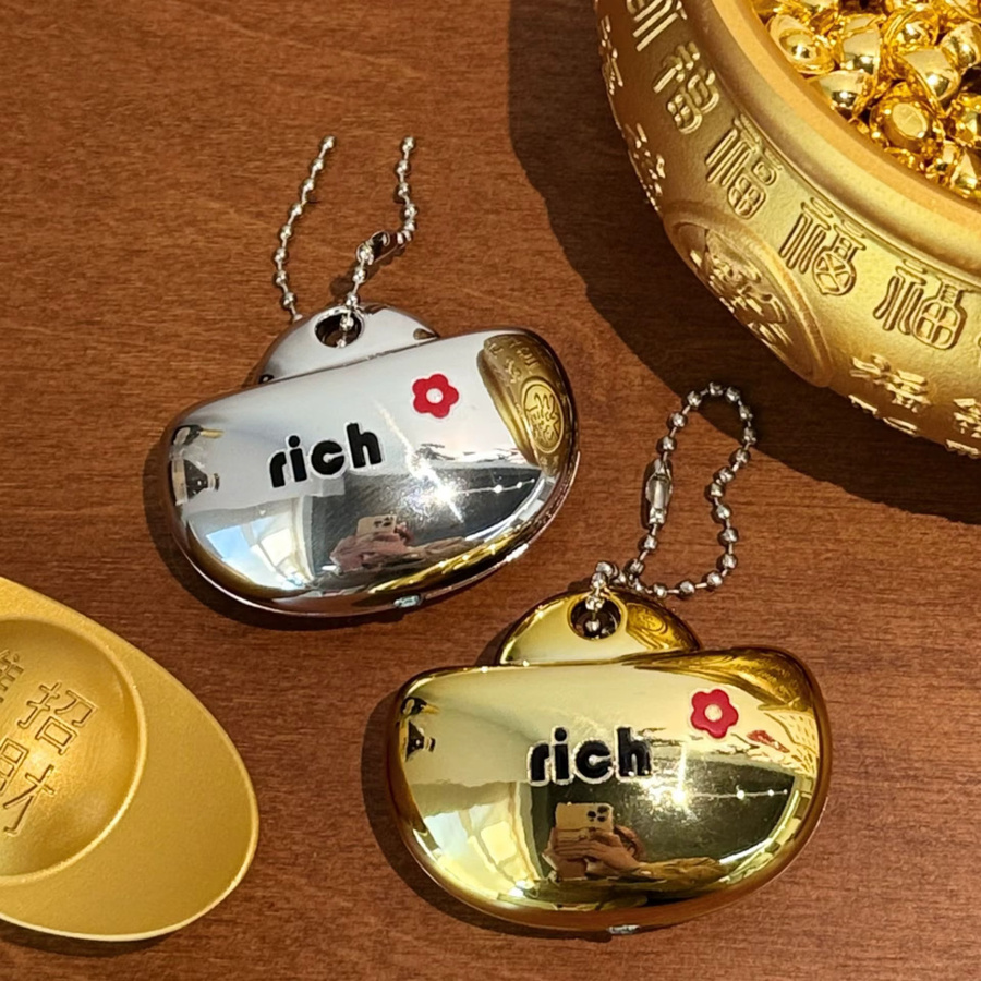 Mini Allzweckmesser als Schlüsselanhänger in Gold oder Silber aus Metall - Bild 2