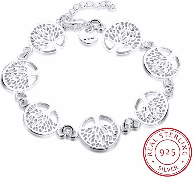 Lekani Armband, 925 Silber, Baum des Lebens, Damen - Bild 1