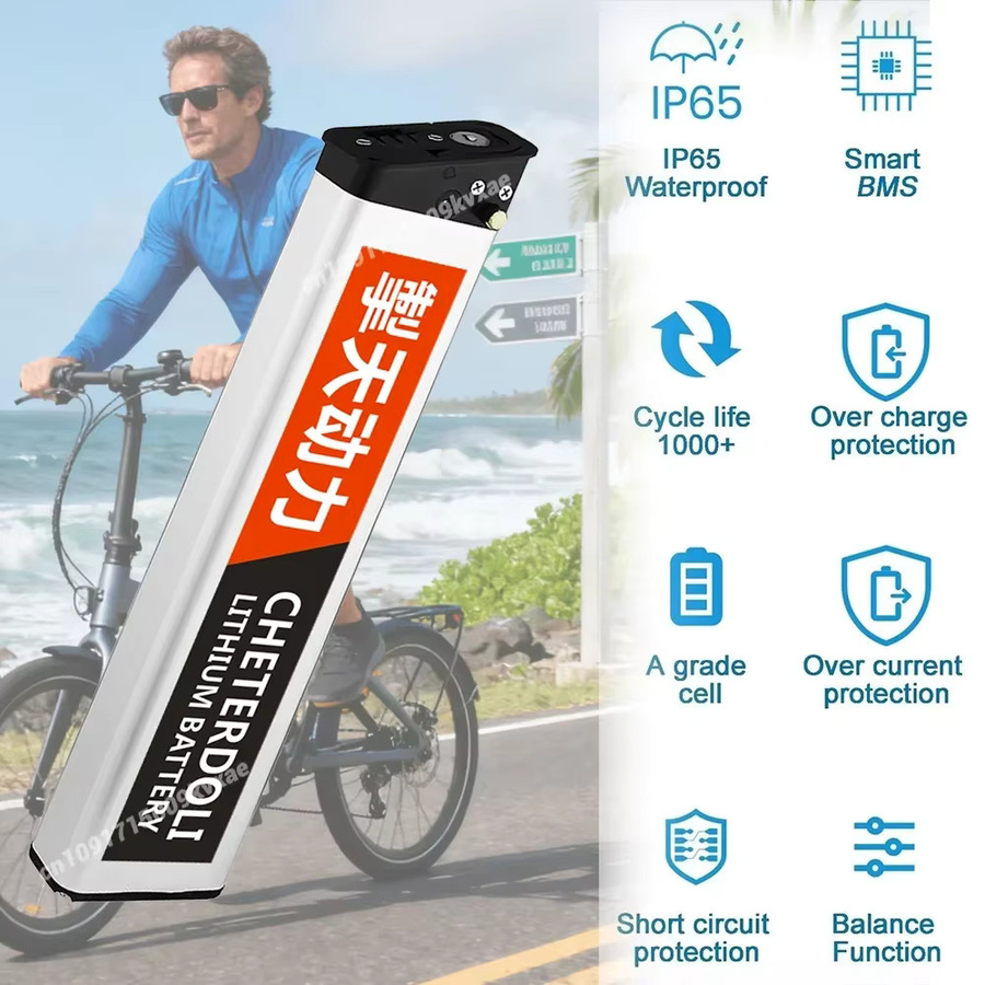 ANCHEER 36V E-Bike-Akku 10Ah Lithium-Ionen-Pack für Klappfahrräder AM1908 ADO A16 mit 30A BMS für 500W und 750W Motoren - Bild 3