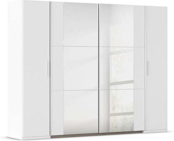 rauch Schrank Kronach Dreh- und Schwebetürenschrank in Alpinweiß