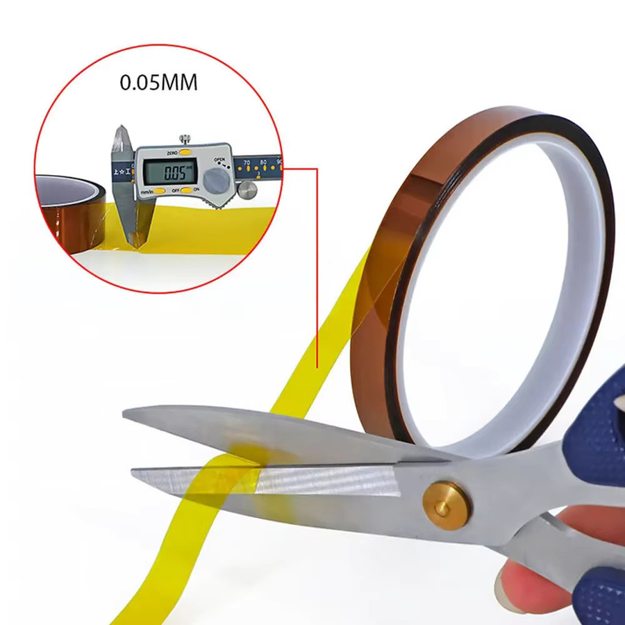 33M Hochtemperatur-Polyimid-Klebeband als Wärmeisolierendes Klebeband für die Elektroindustrie und zum Schutz von 3D-Druckplatten - Bild 3