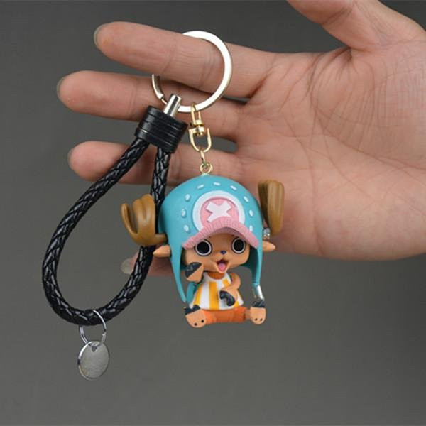 Yiran toy One Piece Luffy Zoro Sanji Schlüsselanhänger Puppe - Bild 1
