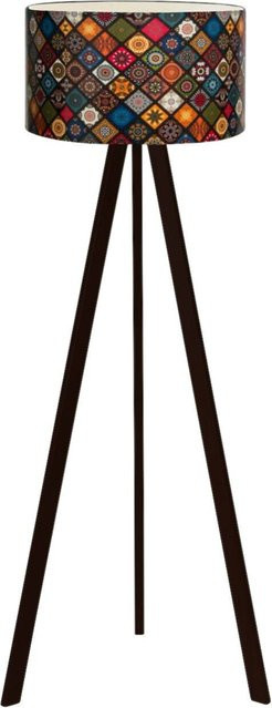 Opviq Stehlampe AYD-2800 mehrfarbig aus MDF mit E27 Fassung, B/T/H: 21 x 21 x 140 cm - Bild 1