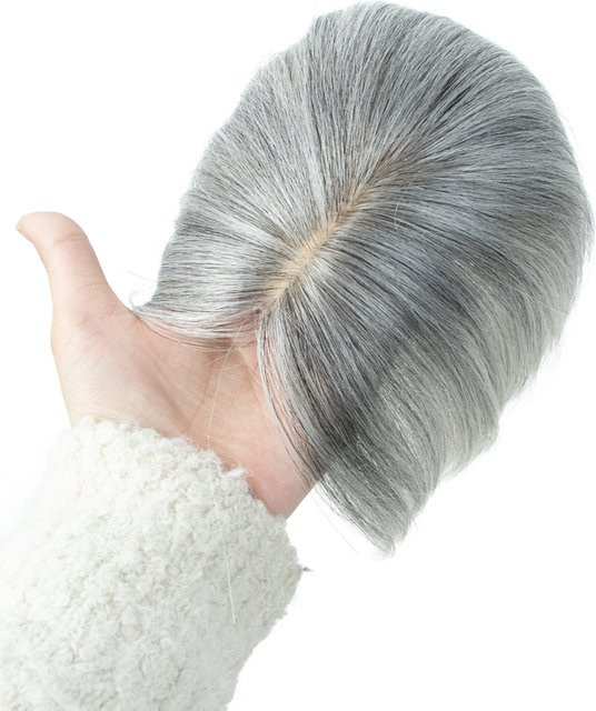 VADES Echthaar-Toupets für Damen, 3D-Haarteile für dünner werdendes Haar - Bild 1