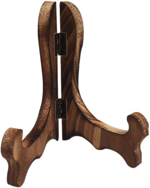 Yiran Furniture Holzregal in Braun mit gebogenem Design zur Aufbewahrung von Puerh Tee und Tellern - Bild 1