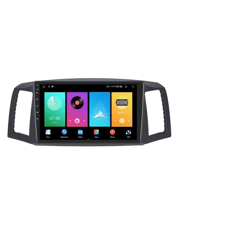 Icreative Android Auto Radio für JEEP Grand Cherokee 2004-2007 mit Multimedia, Wireless Carplay, Navigation und GPS, Schwarz - Bild 7