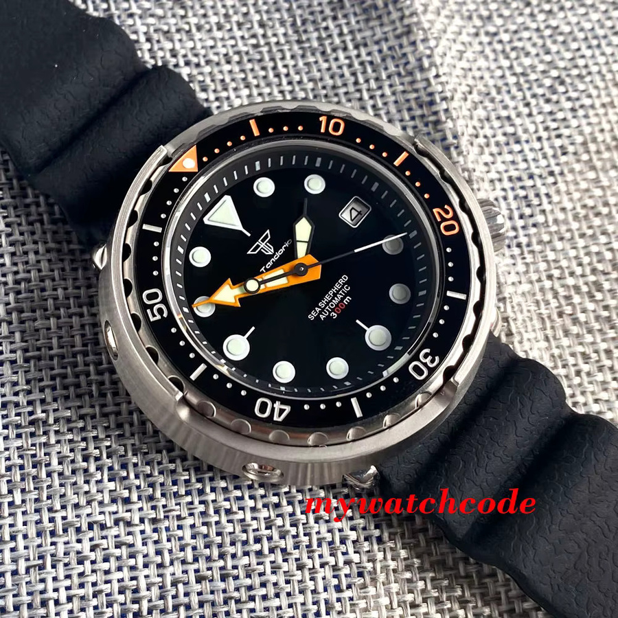 Tandorio Armbanduhr, Automatik, Edelstahl, Silikonarmband, Herren - Bild 3