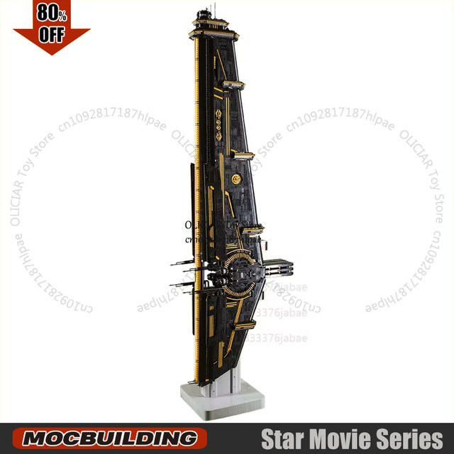 UCS First-Light MOC Bausteine Weltraum-Set zum DIY-Montieren in Schwarz - Bild 1