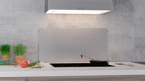 NOVADOORS Glasboard Satiniert in Silber und Grau aus Glas - Bild 1