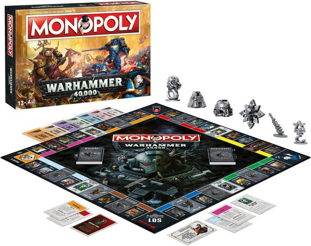 Hasbro Monopoly Warhammer 40K, Brettspiel, ab 3 Jahren - Bild 1